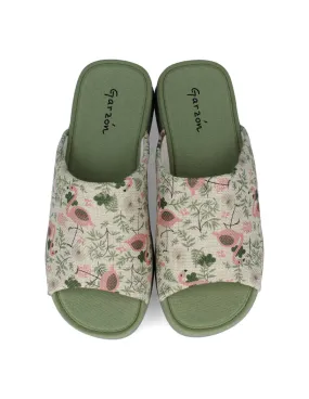 Garzón - Zapatilla de casa Verano Mujer Flamencos