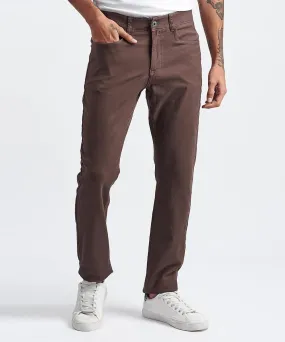 PANTALON RECTO SLIM FIT MARRON PV24