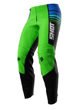 Pantalones de Cross Niño Shot Draw Verde